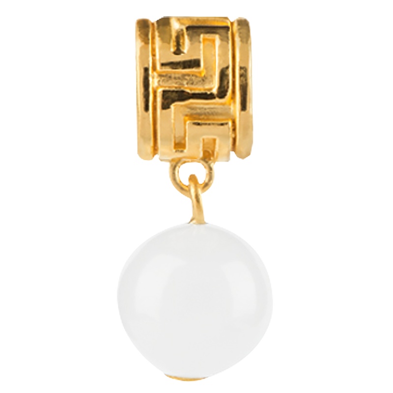 金一足金方圆之间女士款和田玉吊坠赠银链（定价） ZJDZ003