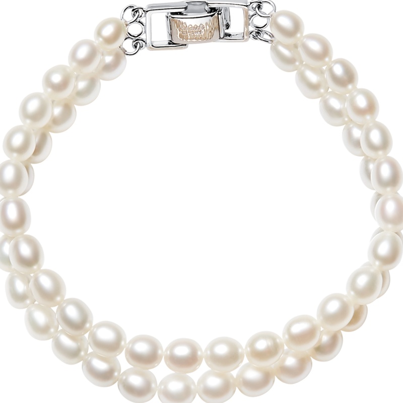 周大福 优雅925银珍珠手链T69676