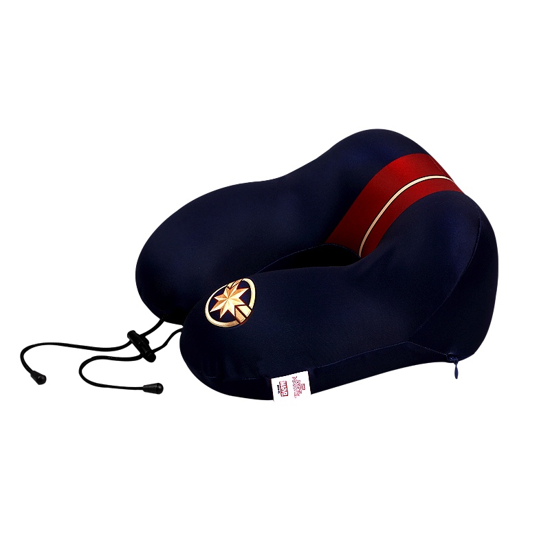 GiGi漫威Marvel汽车U型枕颈枕 记忆棉飞机旅行头枕 办公室午睡枕午休枕车用u形枕复仇者联盟惊奇队长M-019