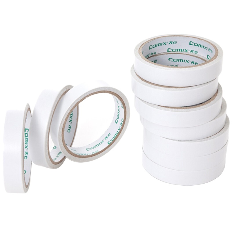 齐心 双面胶 18mm*10y 10卷/筒