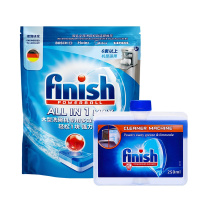 finish大型多效洗碗块机体清洁剂套装 西门子可用洗碗机洗涤剂块