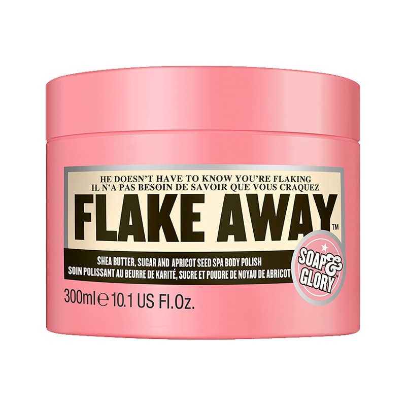 Soap&Glory 光亮蜜糖身体磨砂膏 按摩膏 300ml 海盐去角质 净透洁肤 温柔呵护
