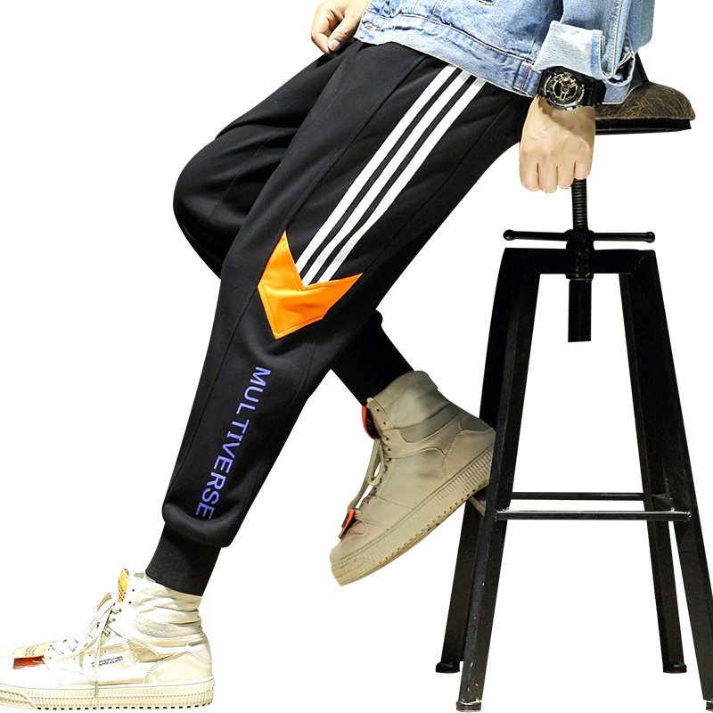 AEMAPE美国苹果 休闲裤男士宽松韩版潮流秋季修身小脚运动裤子潮牌工装裤男