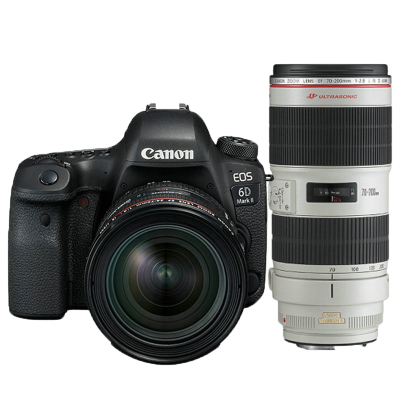佳能(canon)EOS 6D Mark II/6D2(24-70F2.8 II+70-200F2.8 III )套机