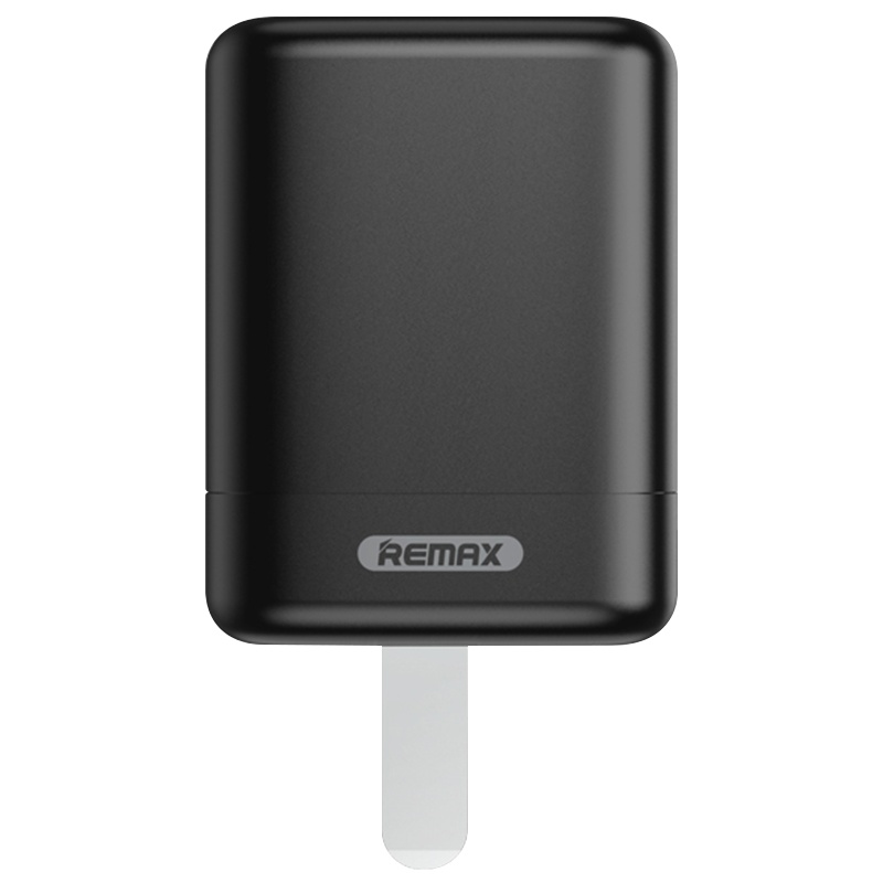 REMAX 迷你 双USB适配器 2.4A 黑色 充电器头多口USB双口苹果X华为小米安卓vivo手机通用多功能插座