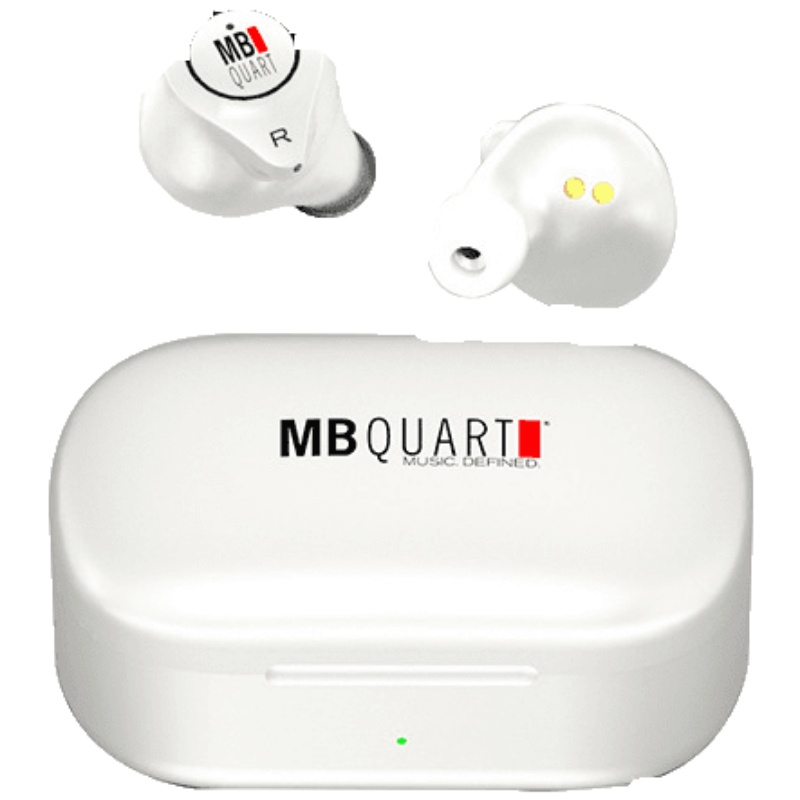 MBQUART德国歌德MB20降噪无线蓝牙耳机单双耳隐形小型入耳式运动跑步超长待机续航适用苹果小米华为安卓通用(白色)