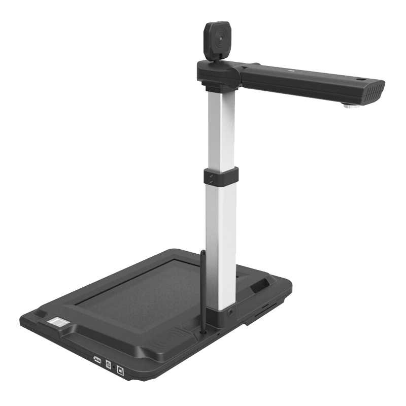 KEHAO柯豪KA5000高拍仪A4彩色1000万像素双摄像头扫描仪内置身份证阅读器指纹采集仪配备10.1寸手写屏 黑色