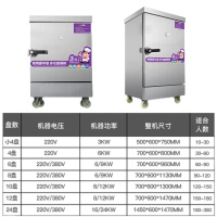 HL-D-4X 蒸饭柜 小4盘