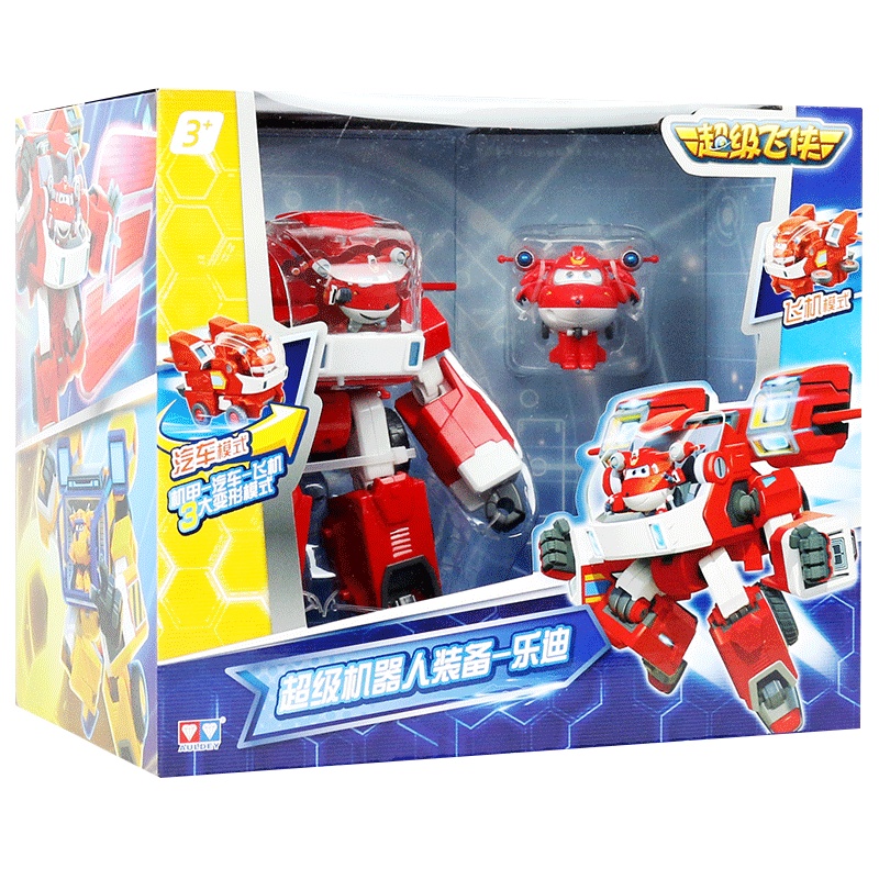 奥迪双钻(AULDEY) 超级飞侠玩具机器人套装变形系列儿童礼物超级装备载具乐迪750321