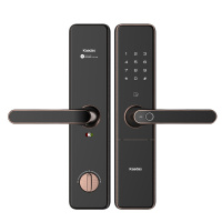 凯迪仕(Kaadas)智能锁HK300红古铜指纹锁家用防盗门锁防猫眼锁电子密码锁支持华为智能APP