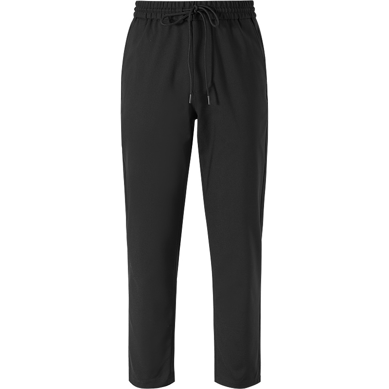 [1件5折价:150]MECITY男装21春夏宽松运动束脚九分裤舒适亲肤韩版潮流休闲裤男