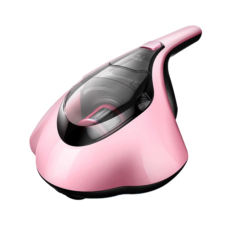 小狗除螨仪 家用紫外线杀菌小型迷你手持床上除螨吸尘器 D-607 粉色