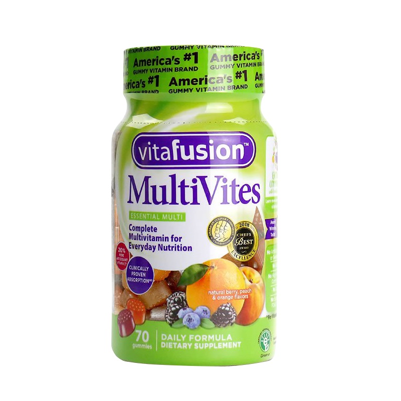 VITAFUSION成人多维软糖70粒 膳食营养补充剂