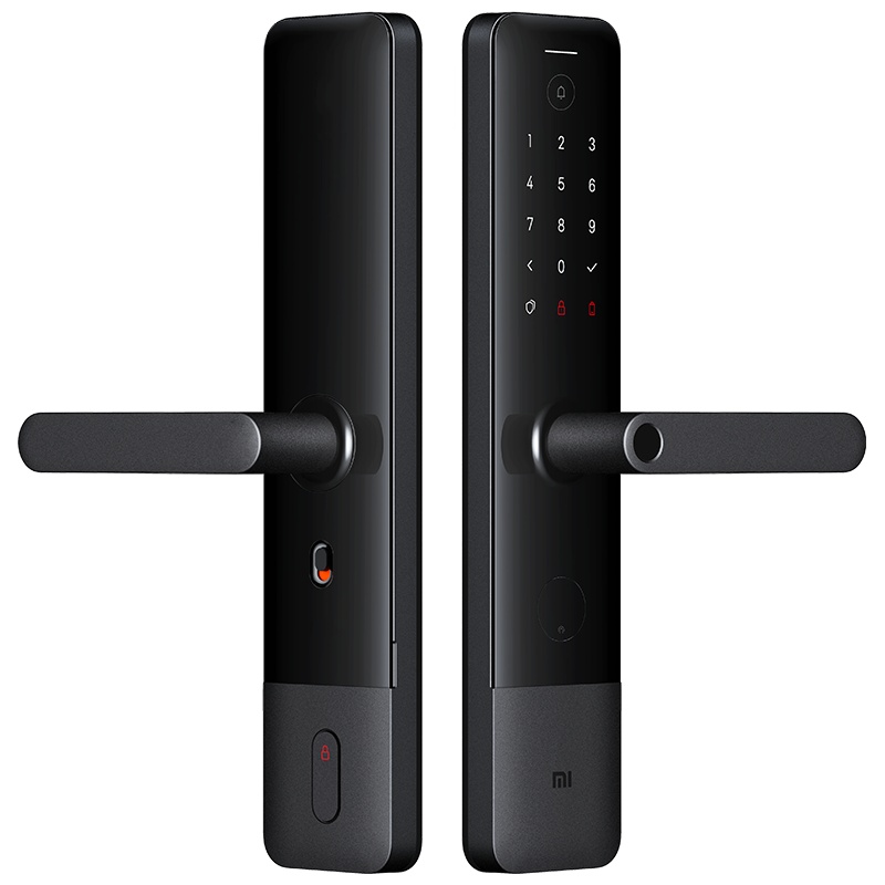 小米智能门锁 E 碳素黑 XMZNMS04LM C级锁芯支持多组密码 实时监测 一键布防 长续航