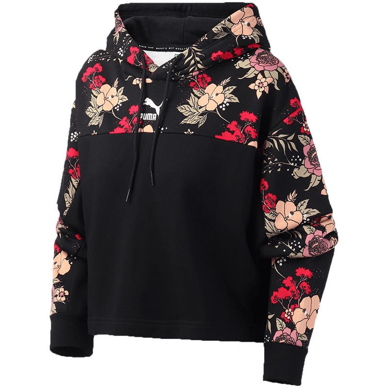 PUMA彪马女装运动服休闲针织连帽卫衣596733