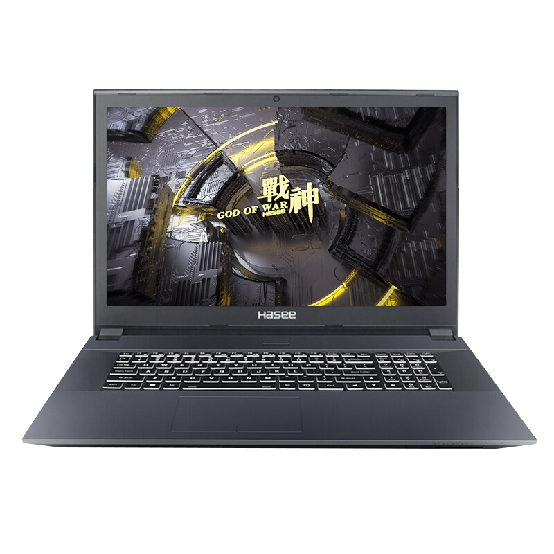 神舟(HASEE)战神GX8-CT5DH 17.3英寸发烧游戏吃鸡笔记本电脑(i5-9400 8G 256GSSD+1TB RTX2060 超高端94%色域120Hz电竞屏)
