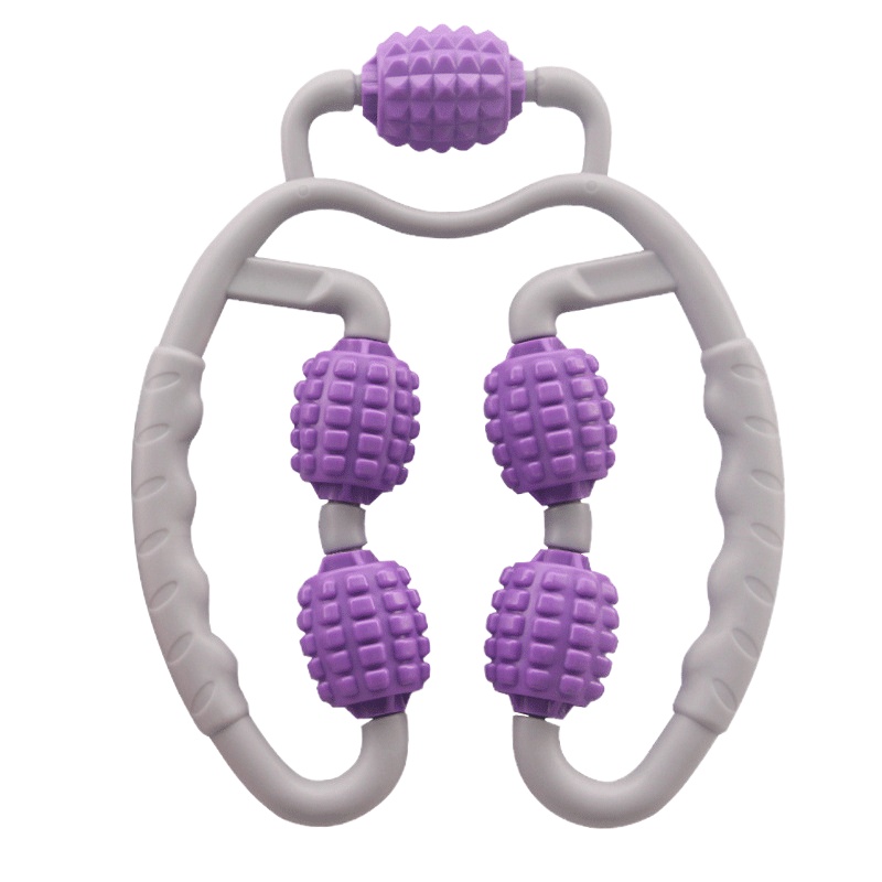 赛妙(SAIMIAO)环形手持夹小腿按摩滚轴形腿部按摩器腿部训练器