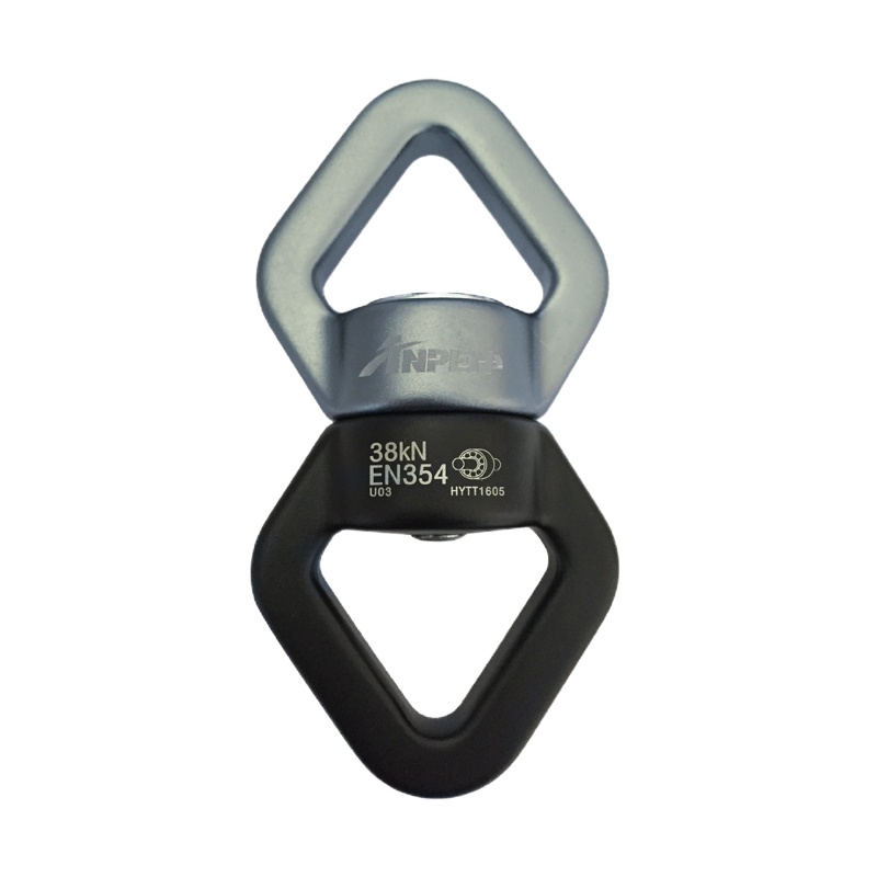 安攀连接器 U03 万向轮可旋转固定连接器防绳索拧转扭曲救援速降