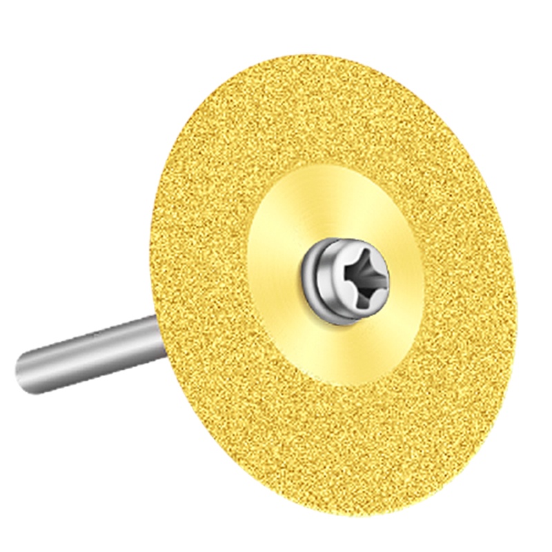 金刚砂锯片原石开窗去皮石头酒瓶瓷砖玉石切割美缝剂施工工具配件-60mm/单片镀钛]金刚砂切割片09x