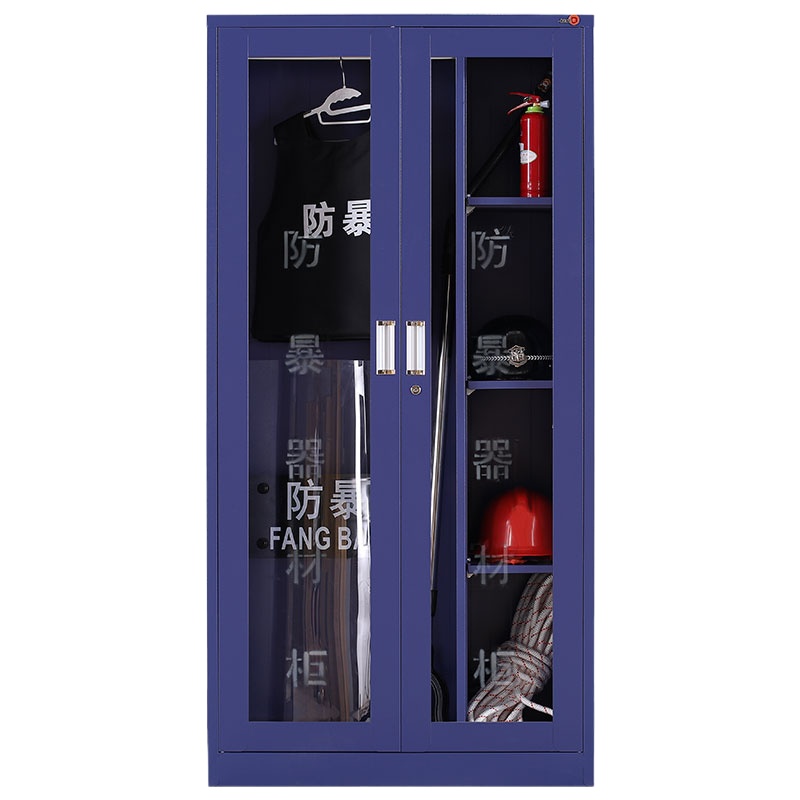 钱柜 1800*900*390mm 防暴柜 防暴器材存放柜 1800蓝色 常规套餐(单位:套)