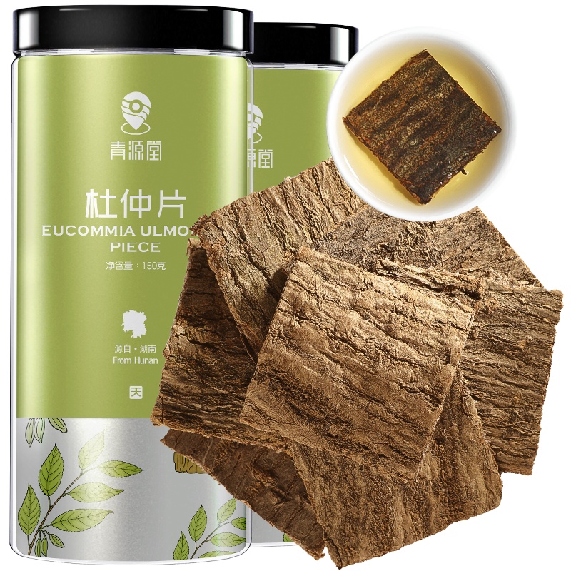 青源堂牌 杜仲片300g 杜仲皮 老树杜仲茶杜仲叶