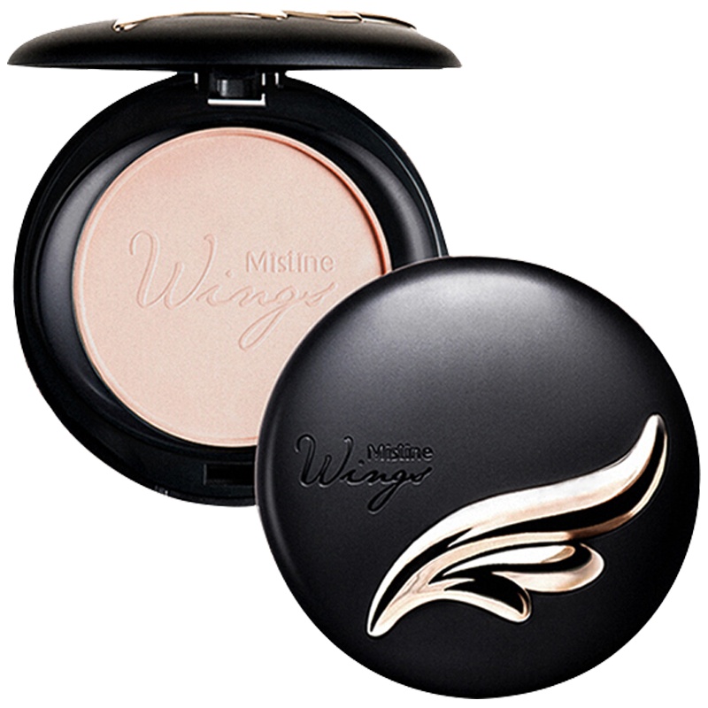 Mistine 蜜丝婷 持久遮瑕羽翼轻薄粉饼10g S1 象牙白 干湿两用