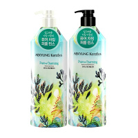 爱敬 科娜洗丝 韩国进口洗发护发套装 绿色香水系列(保湿秀发 抵抗静电) 600ml*2瓶