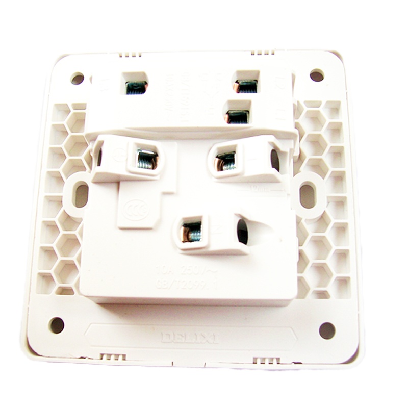 德力西 二三级 墙壁开关插座10A(10个起订)