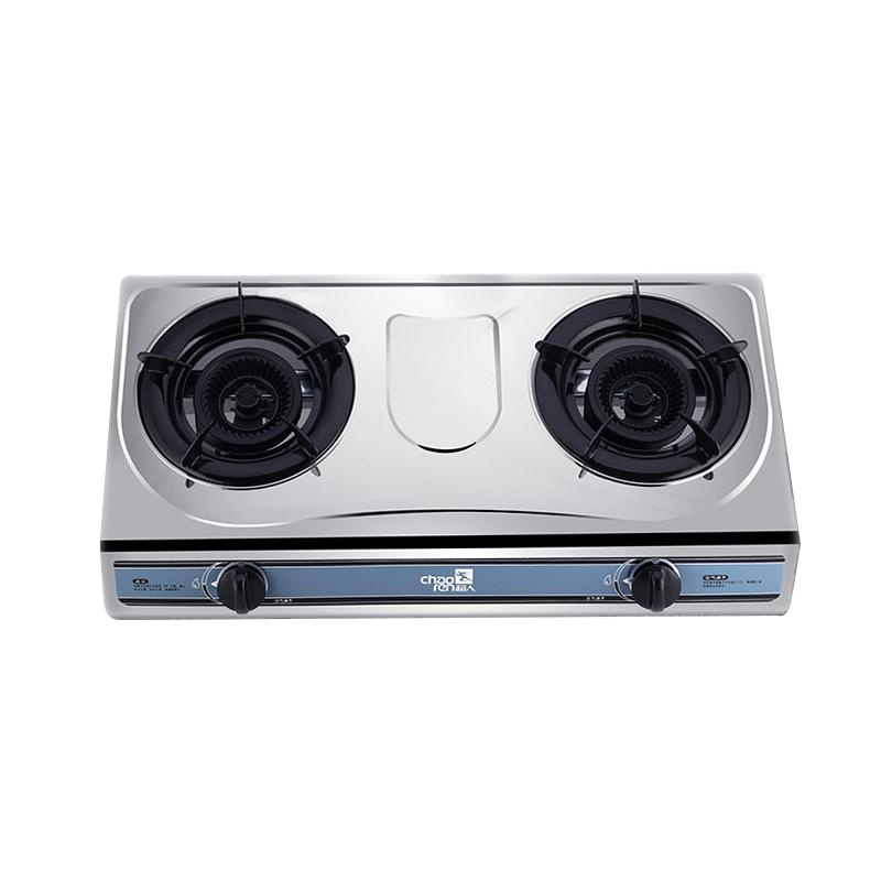 超人(chaoren)台式燃气灶具 JZY-18双 液化气灶