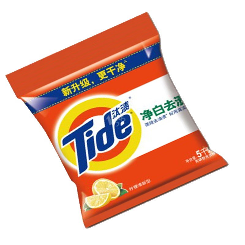 汰渍 5Kg 净白去渍洗衣粉 深层去渍 (柠檬清新型) 1袋装 (单位:件)