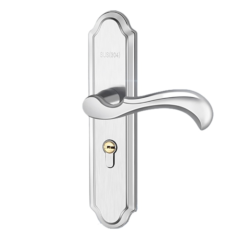 欧式不锈钢室内房门锁阿斯卡利家用执手锁50孔距卧室门把手通用型锁具