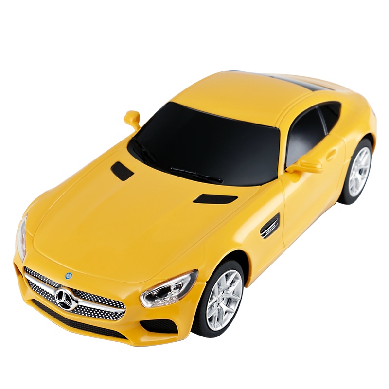 星辉(Rastar)1:24奔驰AMG GT遥控车72100黄色*18个