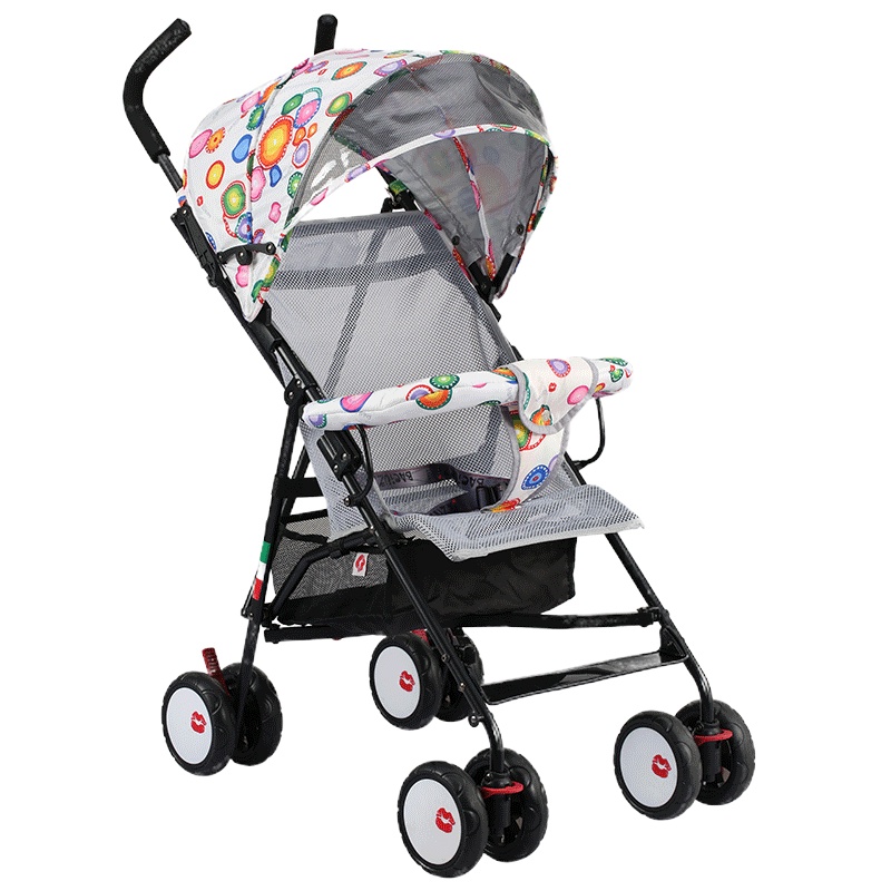 帕琦(BACIUZZI)轻便型伞车 防紫外线顶蓬 方便外出可折叠 BP100玛丽白