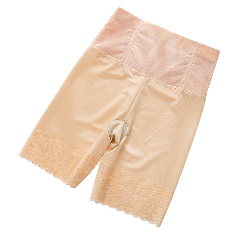 网纱透气产后高腰收腹裤女美体塑身裤防卷提臀安全裤打底裤