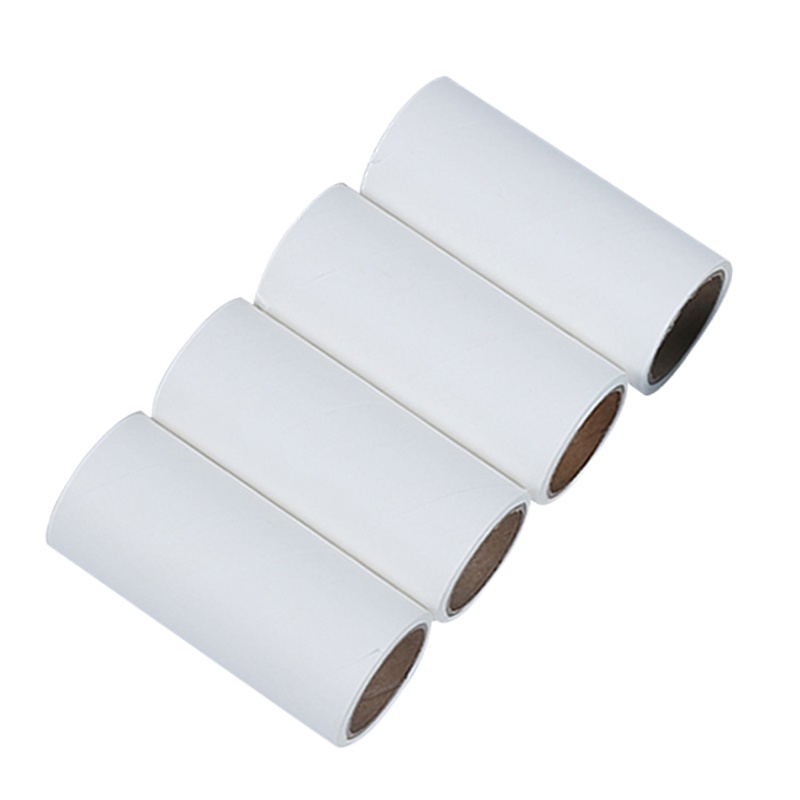 海斯迪克 HKW-143 粘尘滚筒 清洁胶带 替换纸芯 粘毛器 斜撕粘毛纸 除毛器 10cm*60撕（5卷）