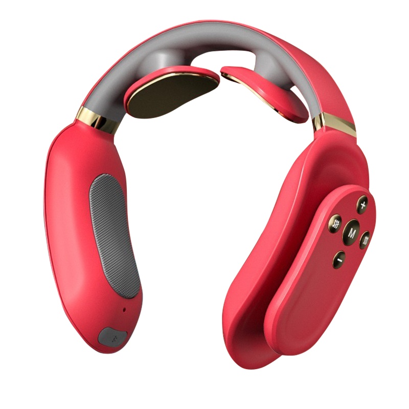 左点小艾颈椎按摩仪颈部按摩器家用肩颈脖子热敷多功能智能护颈仪小巧便携