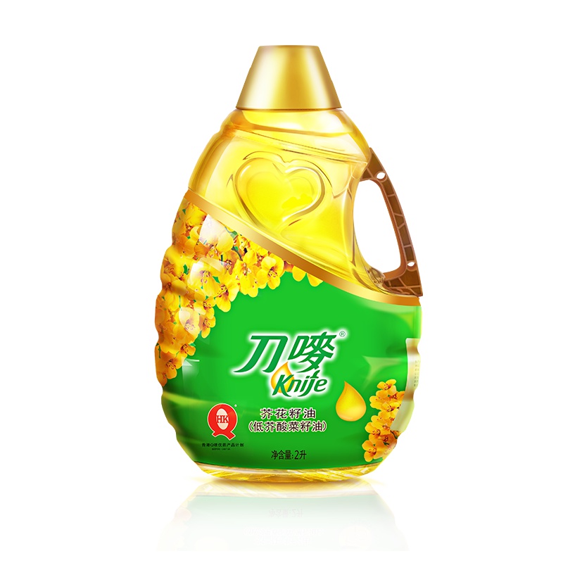 刀唛 食用油 非转基因 压榨一级 芥花籽油2L 香港品质