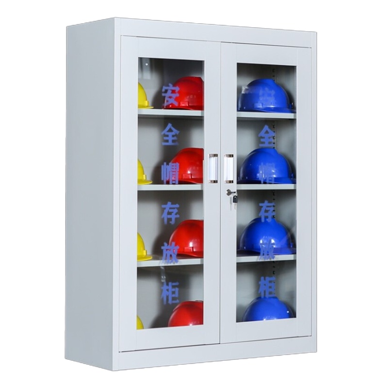 欧宝美 安全帽存放柜全套头盔放置柜安全头帽存放文件柜帽子摆放箱柜工地文件柜