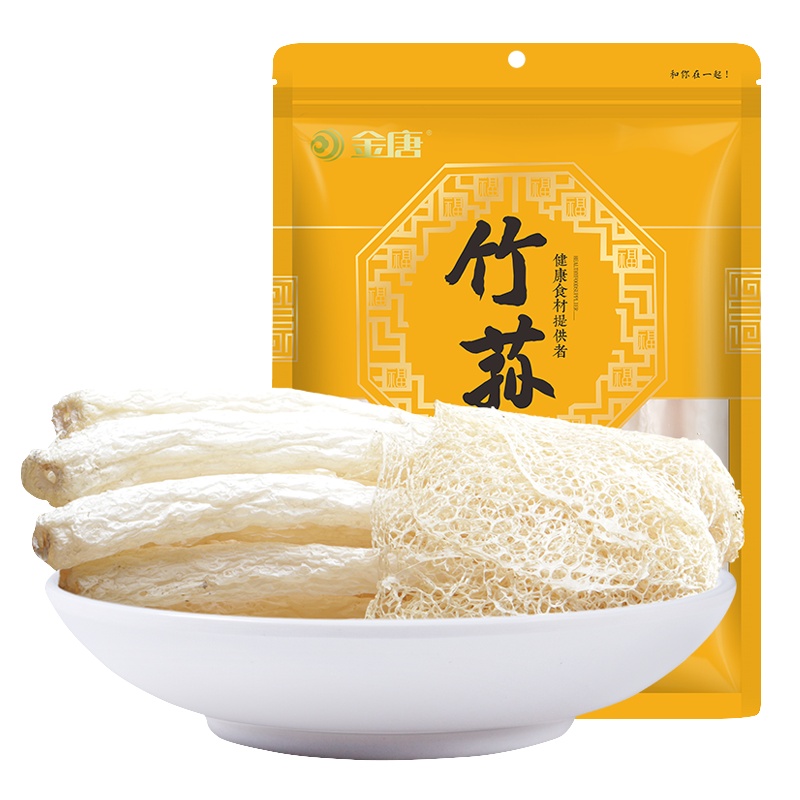 金唐 竹荪100g干货新鲜非特级农家食用菌特产古田竹荪干竹笙
