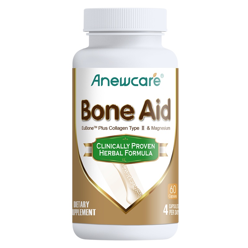 美国新康芮Anewcare胶原蛋白维生素K2D3骨密度骨质免疫力青年中老年疏松成人壮骨力60粒/瓶 FDA认证 专利认证