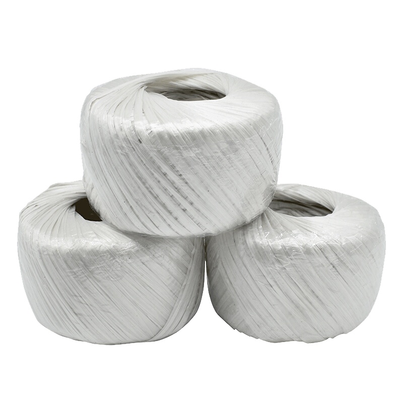 赛拓(SANTO)草球绳 塑料绳捆扎绳 打包捆绑绳 尼龙绳全新料 单个150g 长约120米 白色3个装[1993]