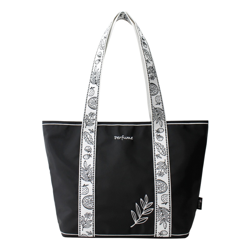 花间公主香水春季新季刺绣手提容量单肩包牛津纺包尼龙帆布女士包