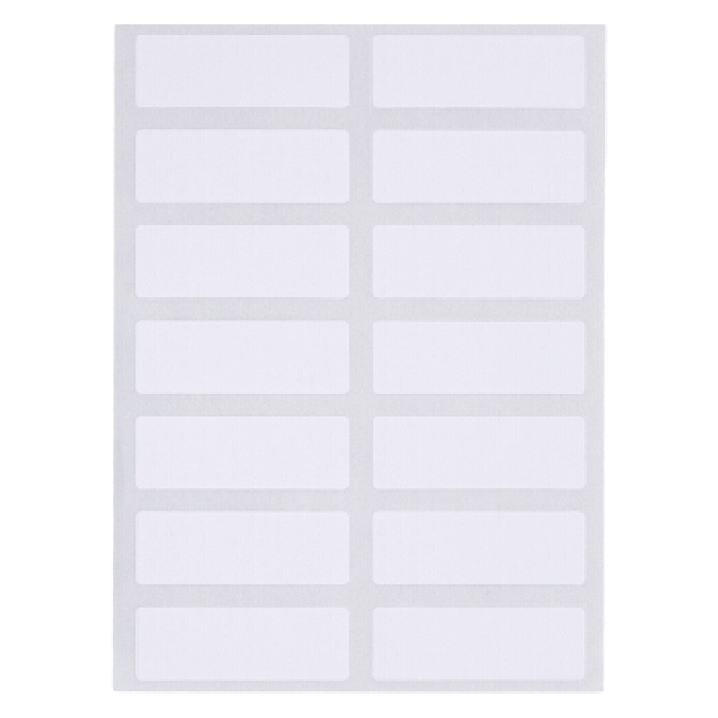 齐心(Comix) 自粘性标签贴纸13*38mm(12张*14枚)