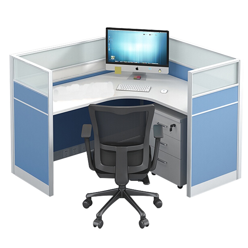 欧宝美办公家具职员办公桌现代简约屏风办公桌电脑桌员工位屏风工位卡座