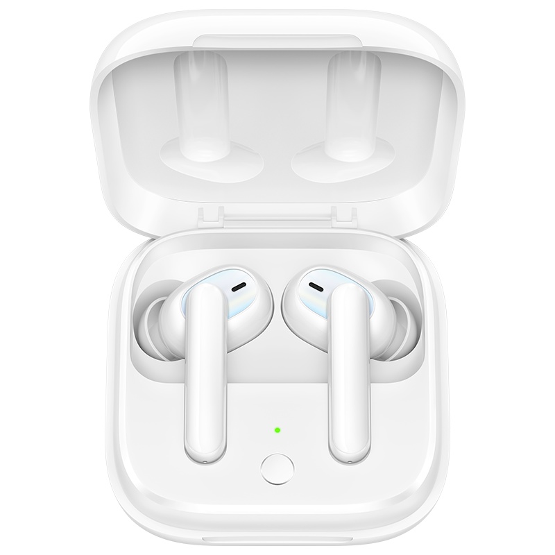 [赠QQ音乐会员] Enco W51 真无线蓝牙耳机 双重主动降噪 降噪耳机 游戏/通话/音乐耳机支持无线充电 绒白