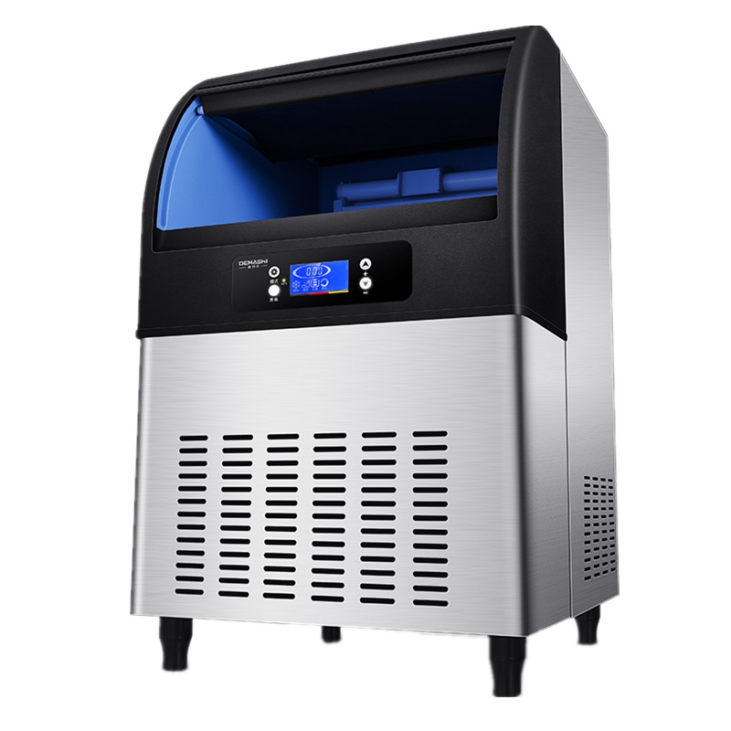 德玛仕(DEMASHI)制冰机商用 奶茶店 大型制冰机大容量 全自动大型小型饮料可乐冷饮机 BM-144 菱形冰
