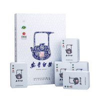 艺福堂明前特级正宗安吉白茶御品茶叶礼盒2021新茶珍稀嫩芽绿茶端午送礼礼盒装150g