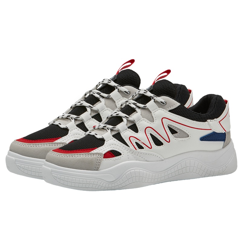 图思龙女款拼色休闲板鞋运动鞋子时尚潮鞋鞋