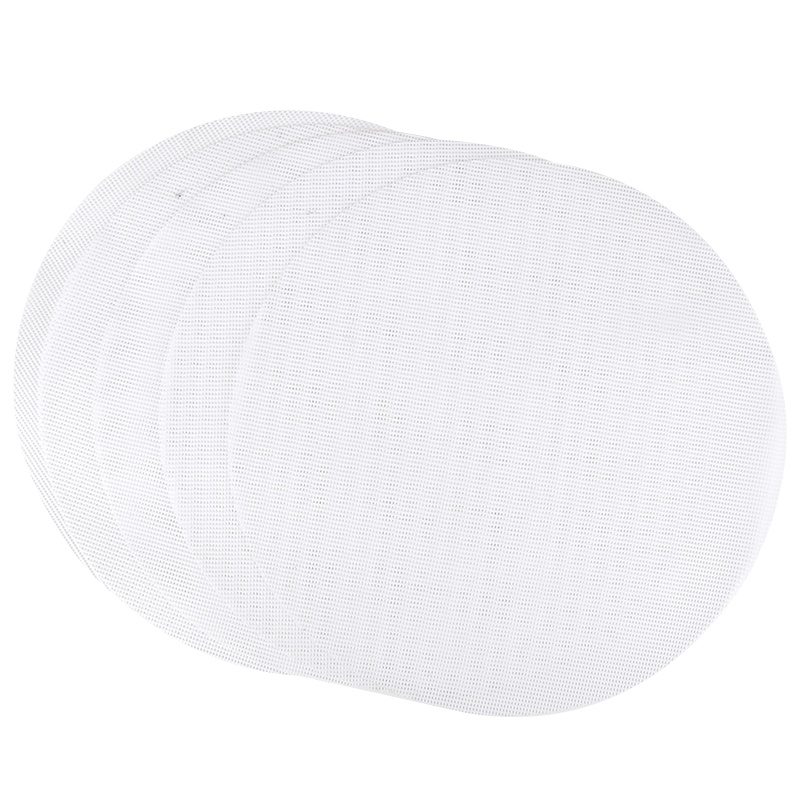 拜杰硅胶蒸笼布(5片装30cm) 耐高温圆形蒸包子蒸馒头蒸笼纸垫布不粘硅胶蒸笼垫 LY-239