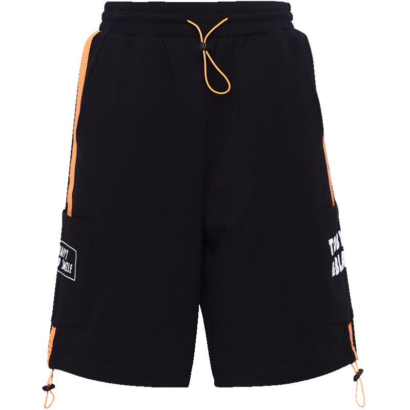 a02新款2020时尚字母印花宽松阔腿百慕大短裤女夏潮DTV2D1151PN